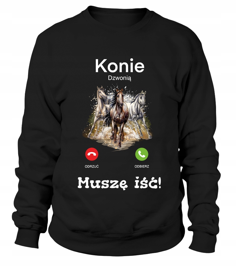 Pánská Mikina Koně Zvoní L Černá Pro něj Chlapa Manžela Chlapa