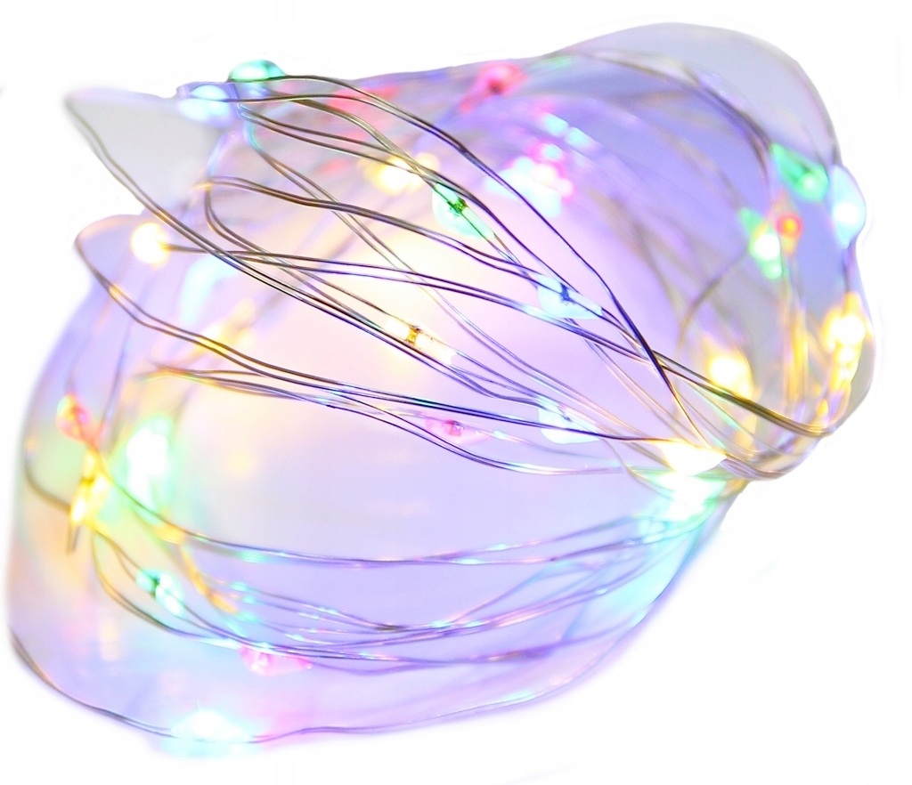 

Lampki na Druciku 30LED Smd girlanda 3m Multikolor