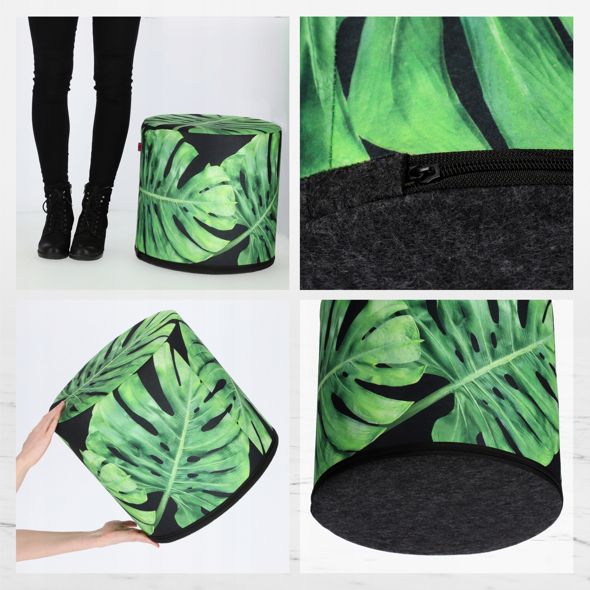 PUFA DEKORACYJNA SIEDZISKO DO SALONU GALAPAGOS Kolekcja KADAX