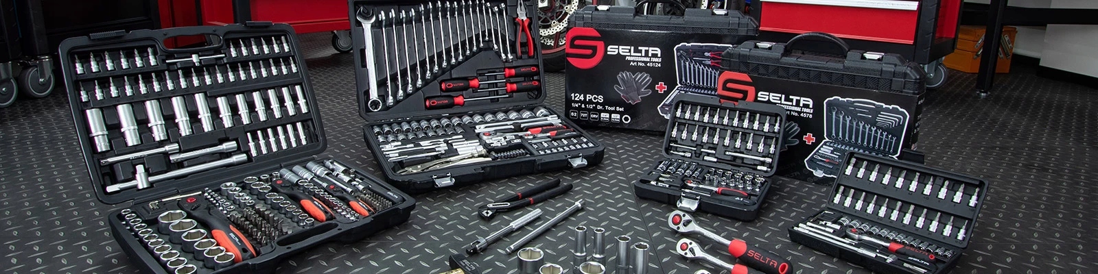 Zestaw kluczy TORX security długie TP10-TP50 IMBUSY Selta Kod producenta SE-1009TL