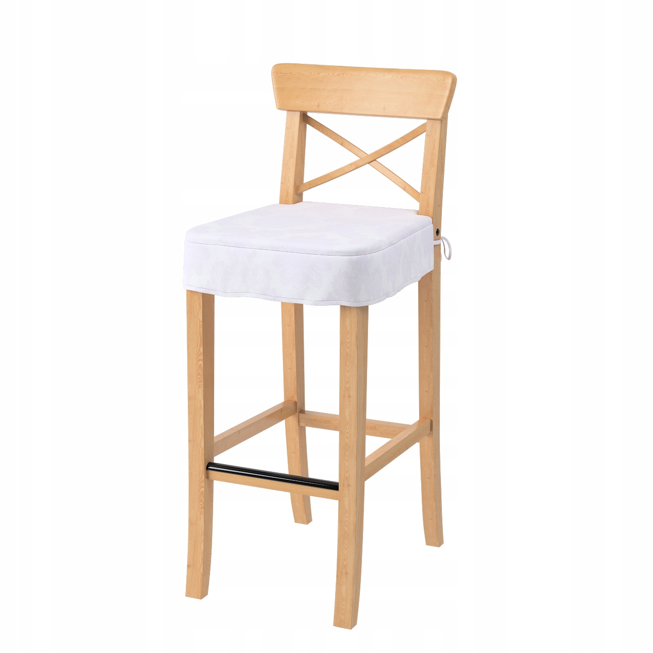 Sedák na barovou židli Ingolf Ikea bílý