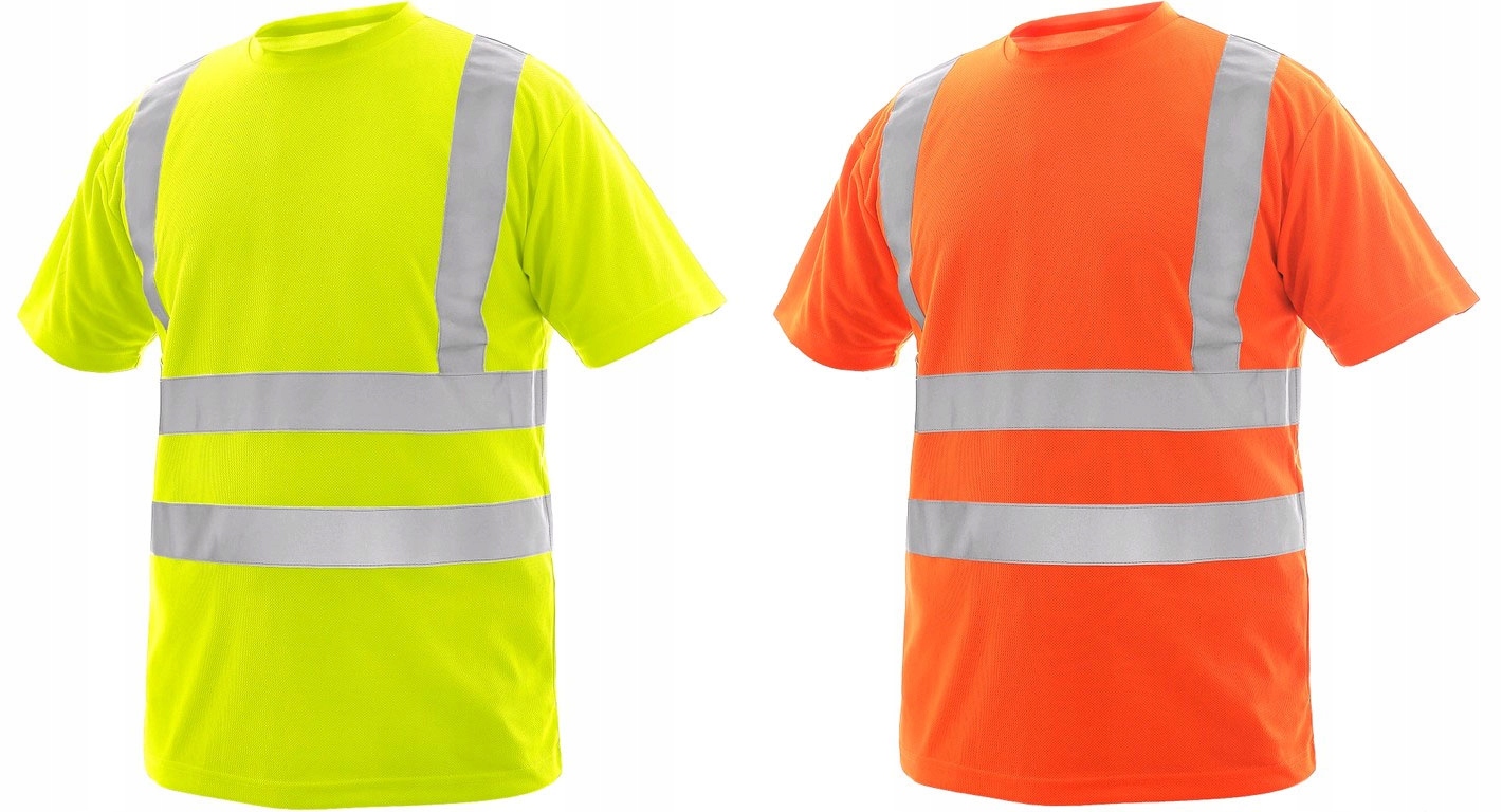 KOSZULKA OSTRZEGAWCZA T-SHIRT ODBLASKOWY L Marka inna