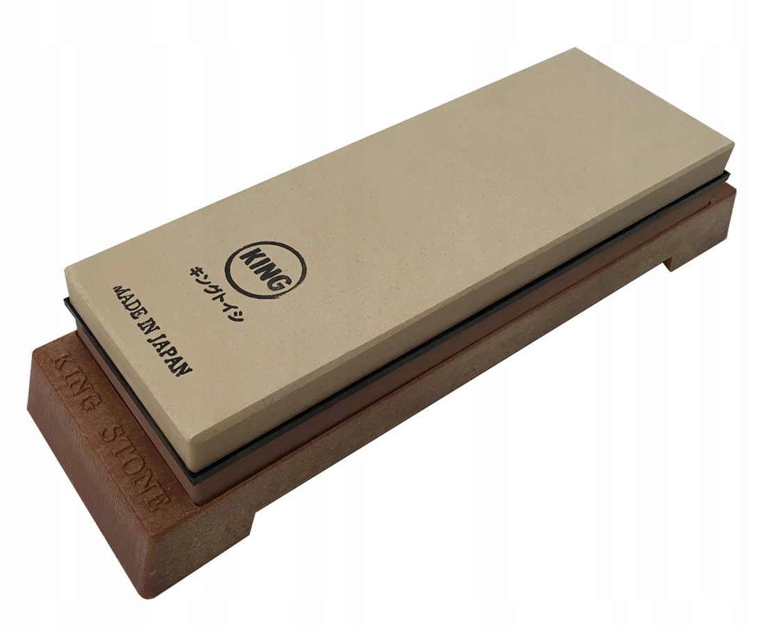 Japonský vodní kámen pro ostření King KW-65 #1000/#6000 s podstavcem