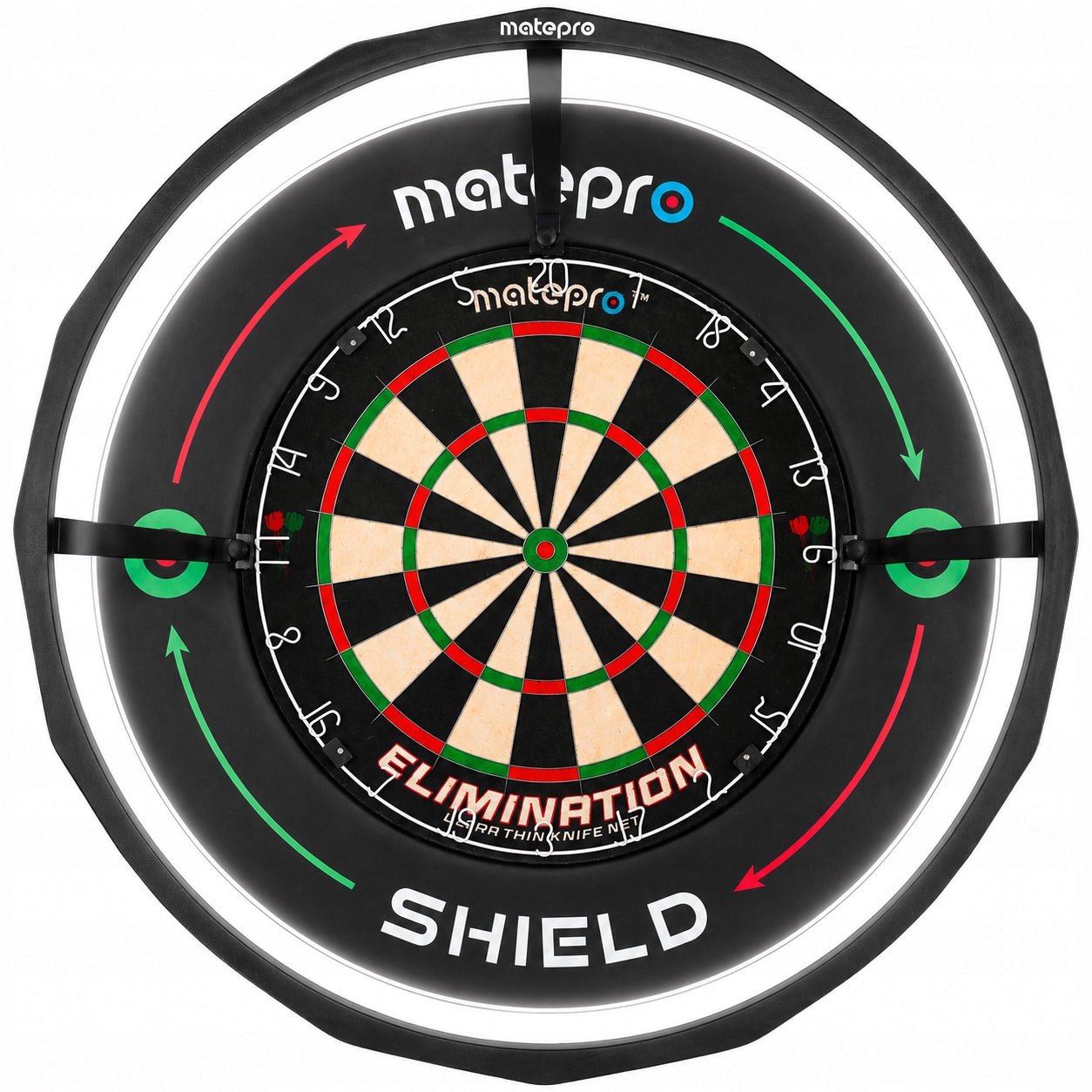 Led osvětlení pro terč Dart Matepro Lumiflex Led 360° Štít Letky Dart