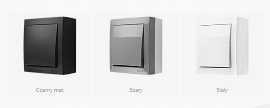 Simon AQUACLICK Łącznik pojedynczy natynk czarny Marka Kontakt-simon