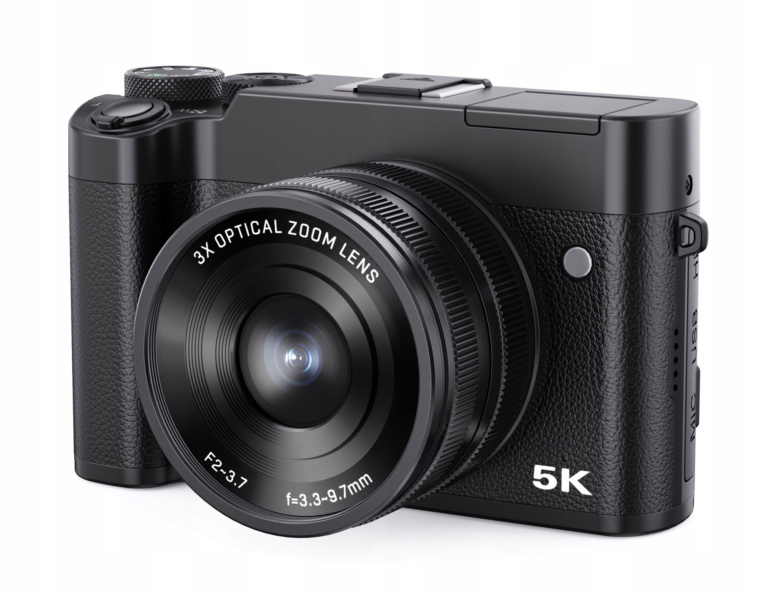 Aparat Cyfrowy Vlog 5K 64MP Xrec BLS-205X Wi-Fi 3x Zoom Optyczny AntiShake