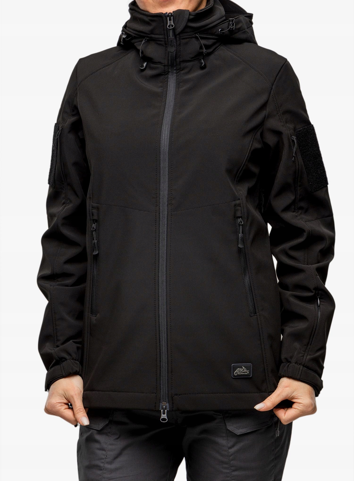 Dámská softshellová bunda Helikon-Tex Gunfighter Woman's Jacket černá L