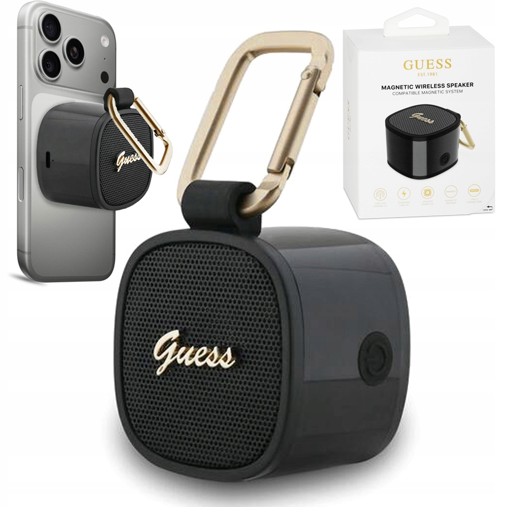 Guess reproduktor Bt 5.3 pro MagSafe pro iPhone 17 16 15 14 13 12 Pro Max Air