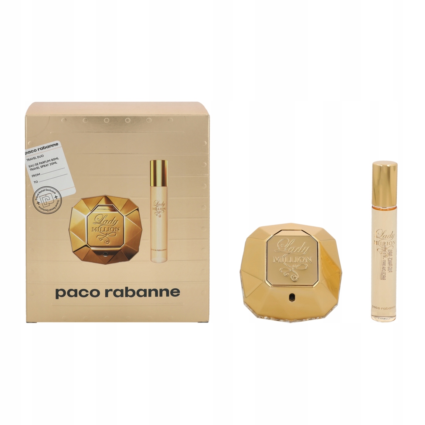 Paco Rabanne Lady Million sada parfémovaná voda 80 ml parfémovaná voda