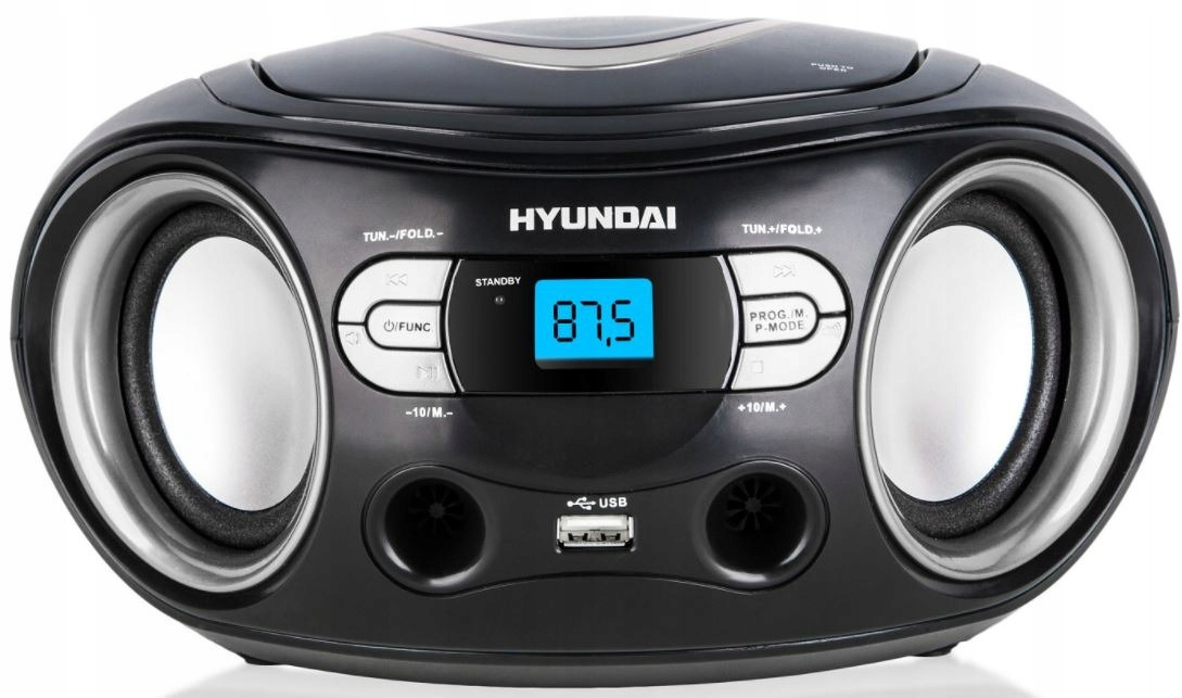 BOOMBOX RÁDIOPREHRÁVAČ KUCHYNSKÉ RÁDIO PRENOSNÉ FM USB AUX CD MP3 LCD