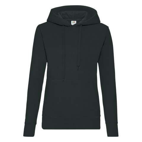 

Bluza damska Hooded Sweat kaptur FruitLoom CzarnyM