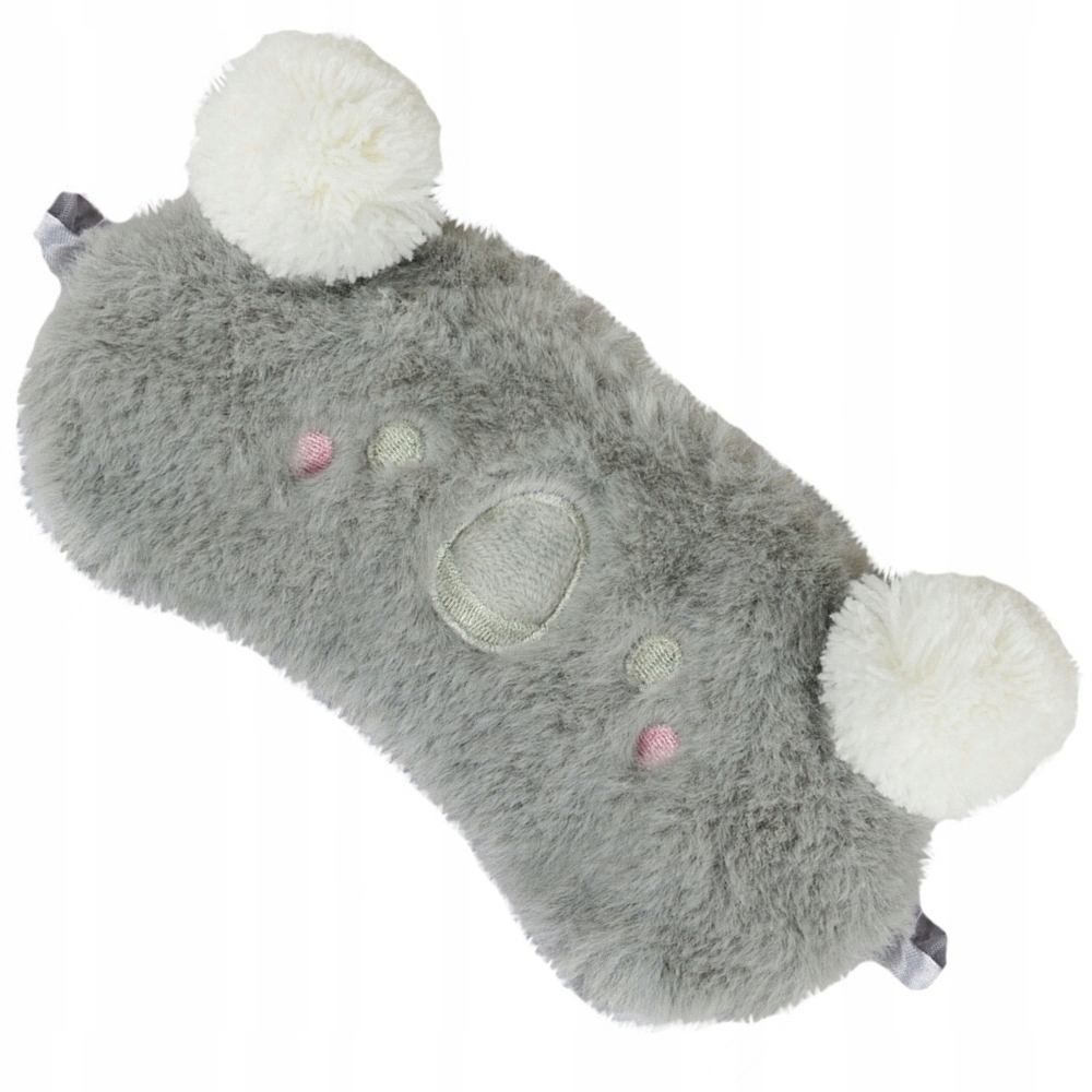 OPASKA NA OCZY DO SPANIA MASKA PLUSZOWA MIŚ KOALA PREZENT NA WALENTYNKI