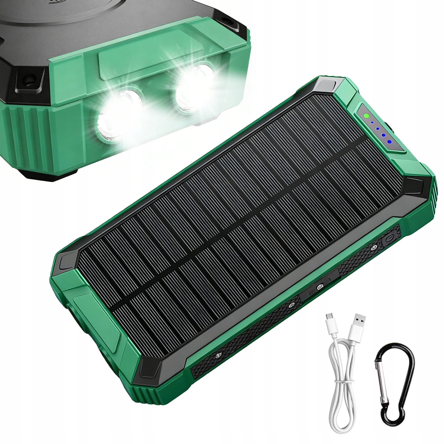 Power Bank Solarny 30000 Mah Ładowarka Solarna Do Telefonu Przenośna