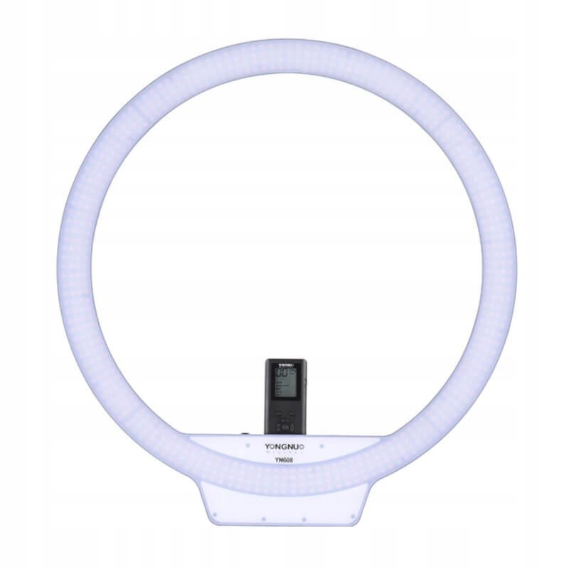 LAMPA PIERŚCIENIOWA LED RING YONGNUO YN608 STEROWANA PILOTEM 3200-5600K Model YN-608