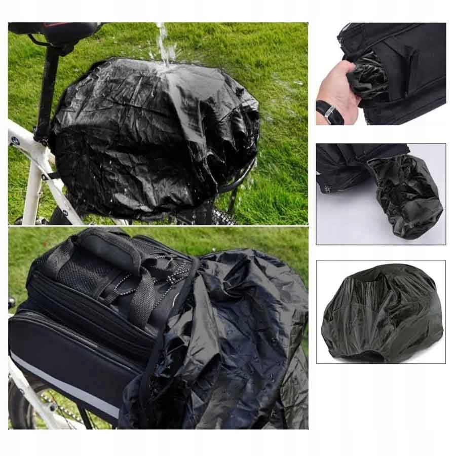 TORBA NA BAGAŻNIK ROWEROWY 25L - TORBA SAKWA ROWEROWA NA BAGAŻNIK ROWER Montaż na tył