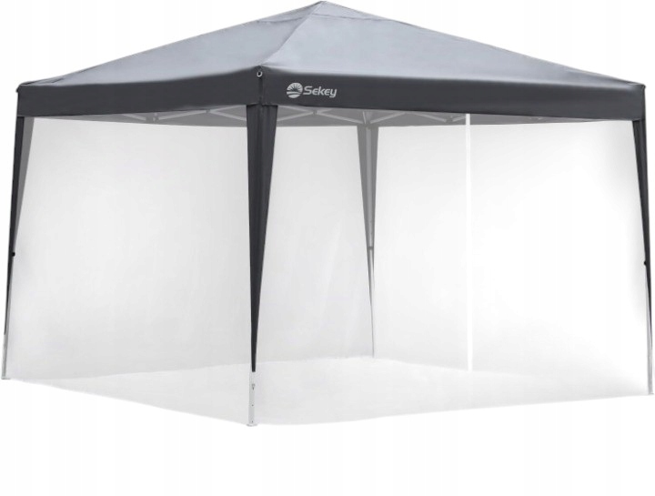 Sekey Moskytiéra do pavilonu 3 x 3 m s zámkem, ochrana před hmyzem, bílá