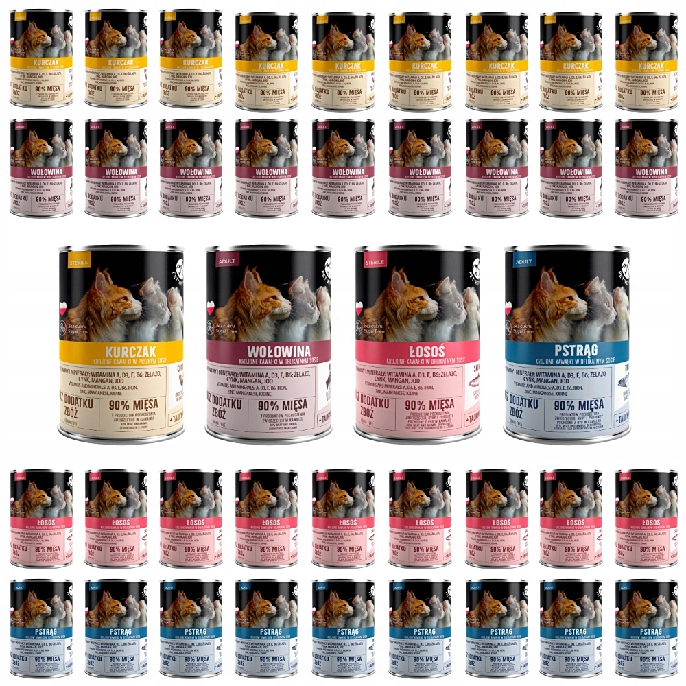 Pet Republic Puszka dla kota Adult Sterile Mix 40 x 400