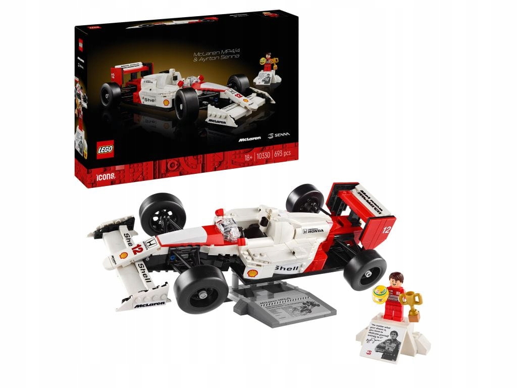 Lego Icons McLaren MP4/4 a Ayrton Senna 10330
