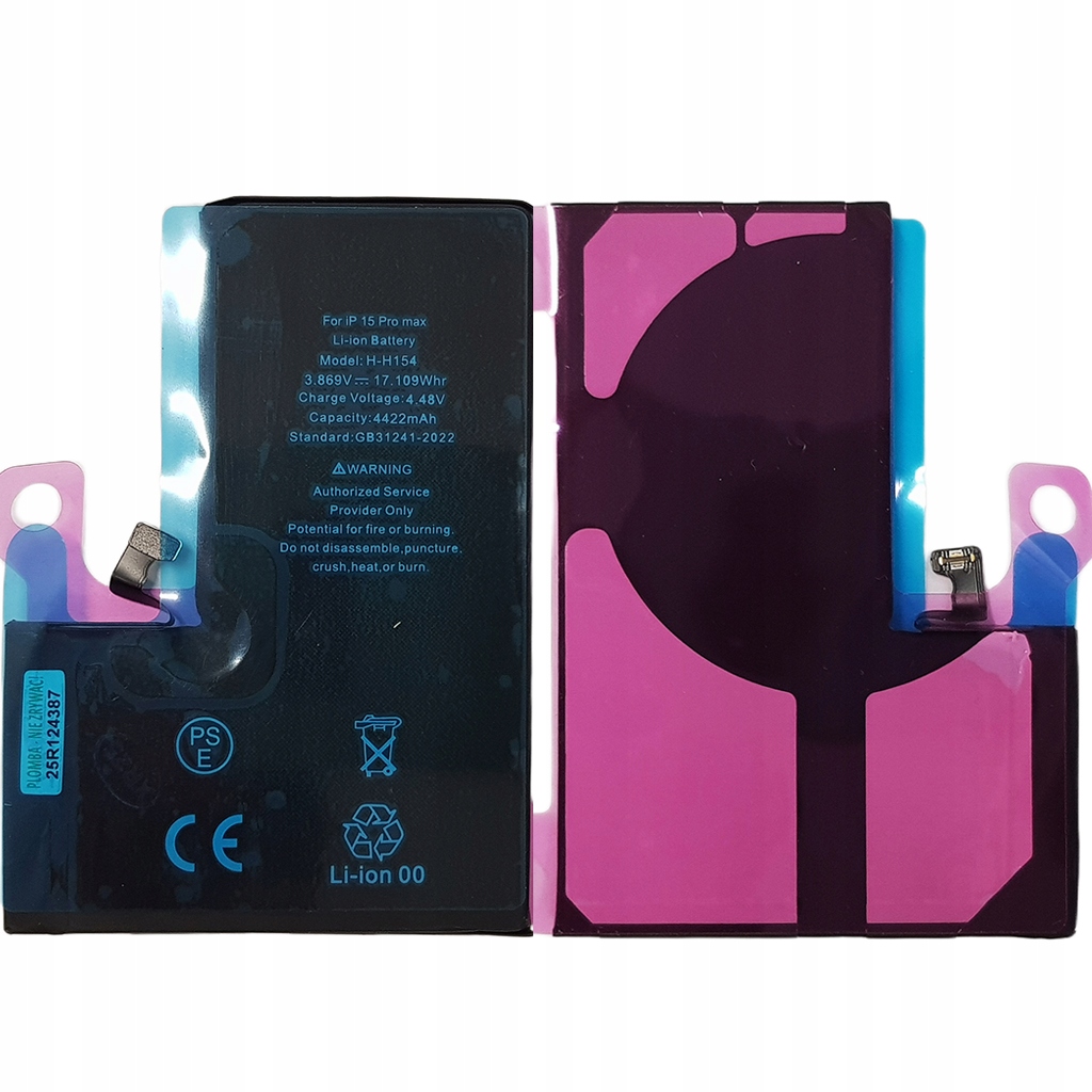 Bateria Akumulator do Apple Iphone 15 Pro Max 4422mAh Bms Bez Komunikatu