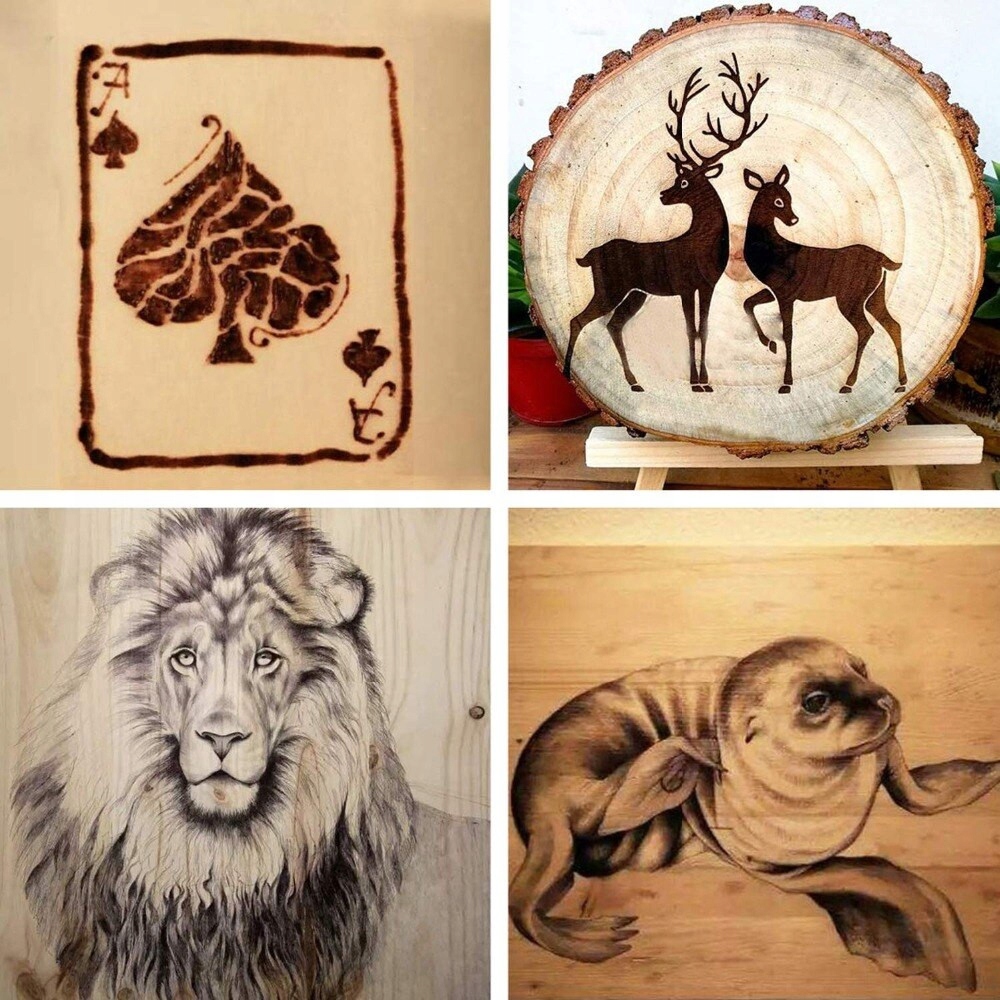 Pirograf, wypalarka HOTAIR WEP 939-II do drewna, skóry 21el Moc 30 W