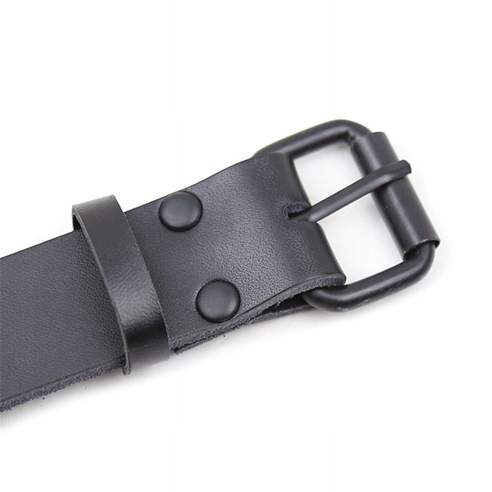HANYI Skórzana Obroża z Smyczą O-Ring Regulowana BDSM Dla Kobiet i Mężczyzn — miniatura 6