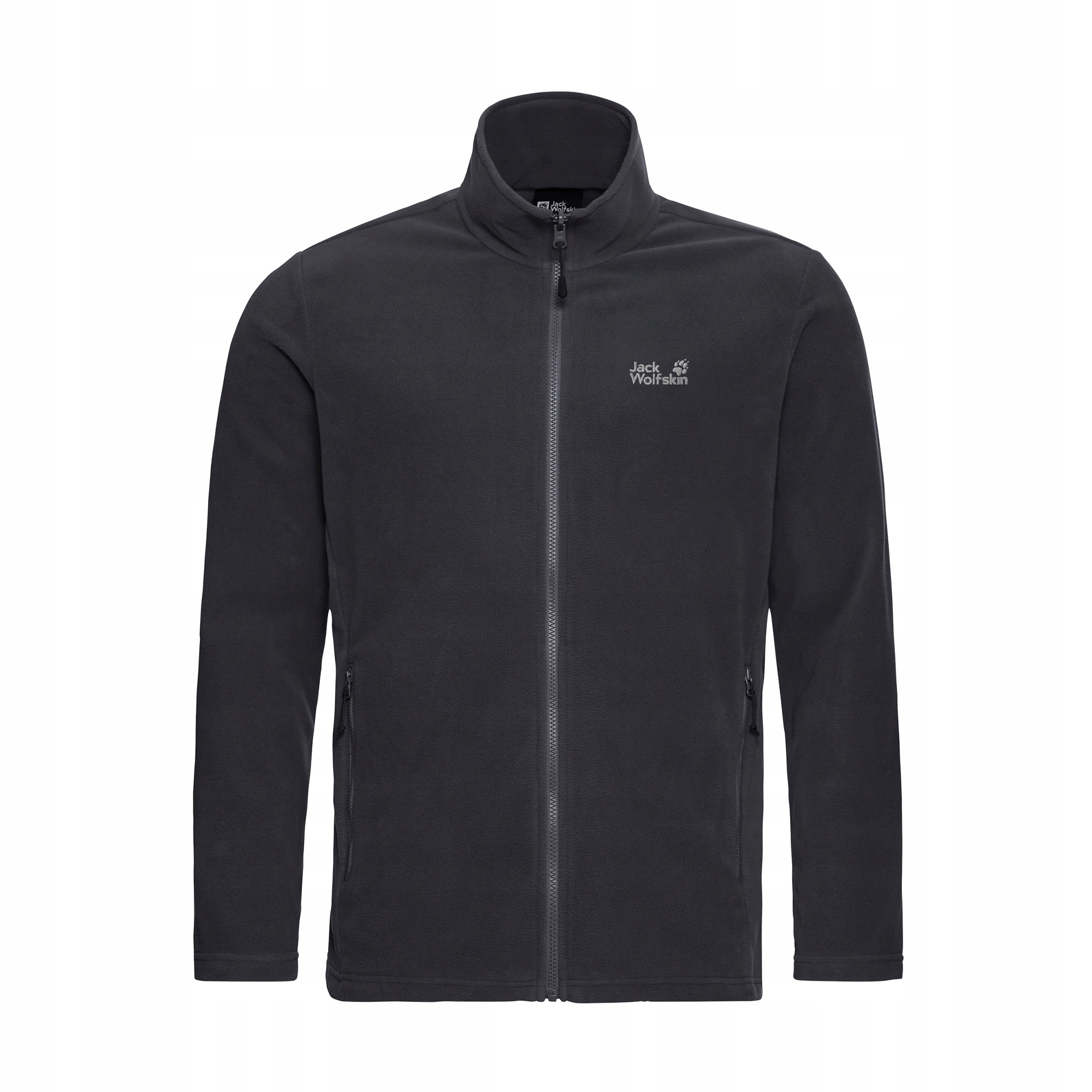 Bluza polarowa męska Jack Wolfskin Taunus 100 Full Zip black