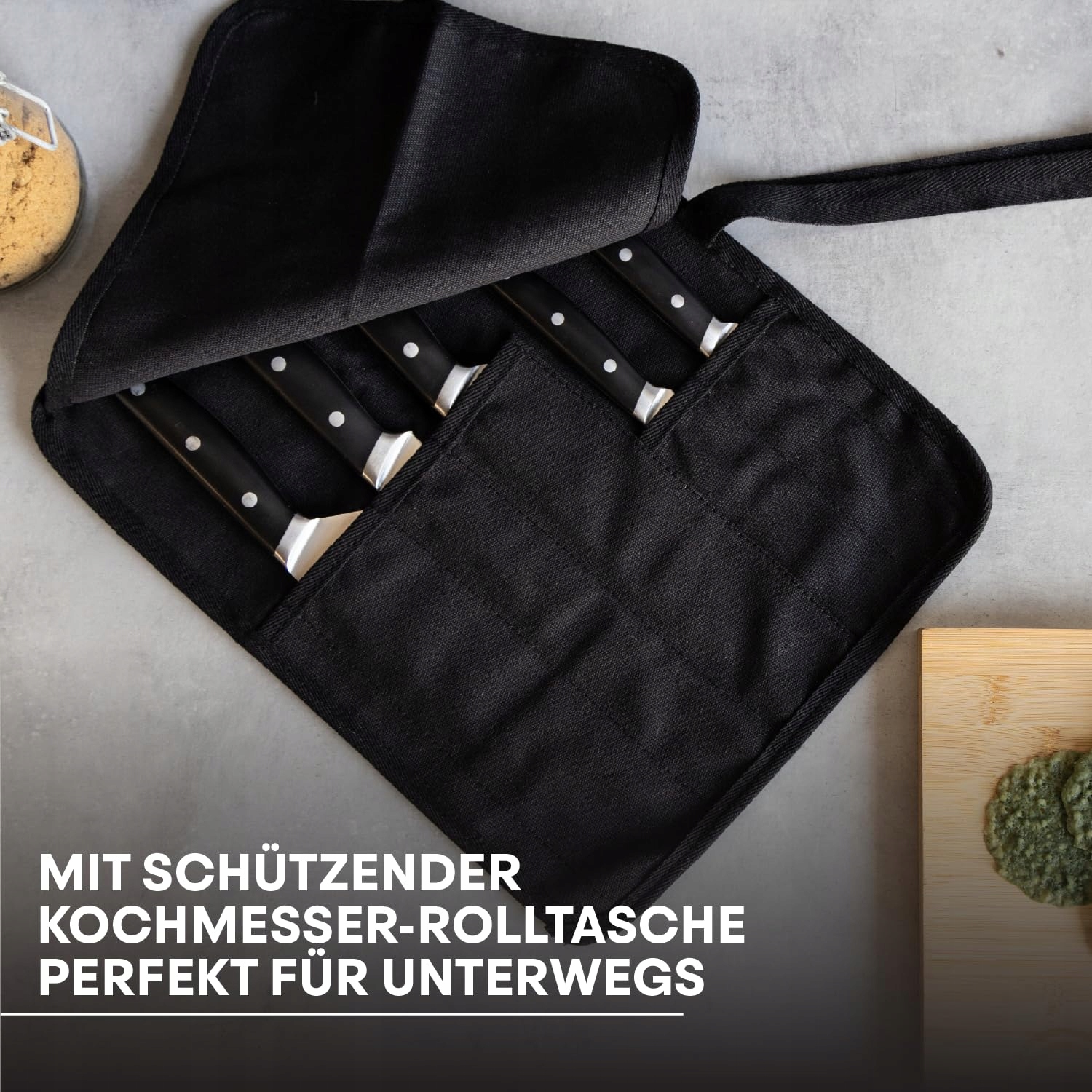 MASTERCHEF Zestaw Noży Kuchennych 6-częściowy Stal Nierdzewna Wysoki Węgiel — miniatura 3
