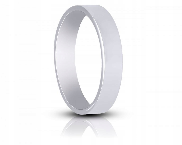 Stříbrný hladký snubní prsten plochý 925 vel. 29