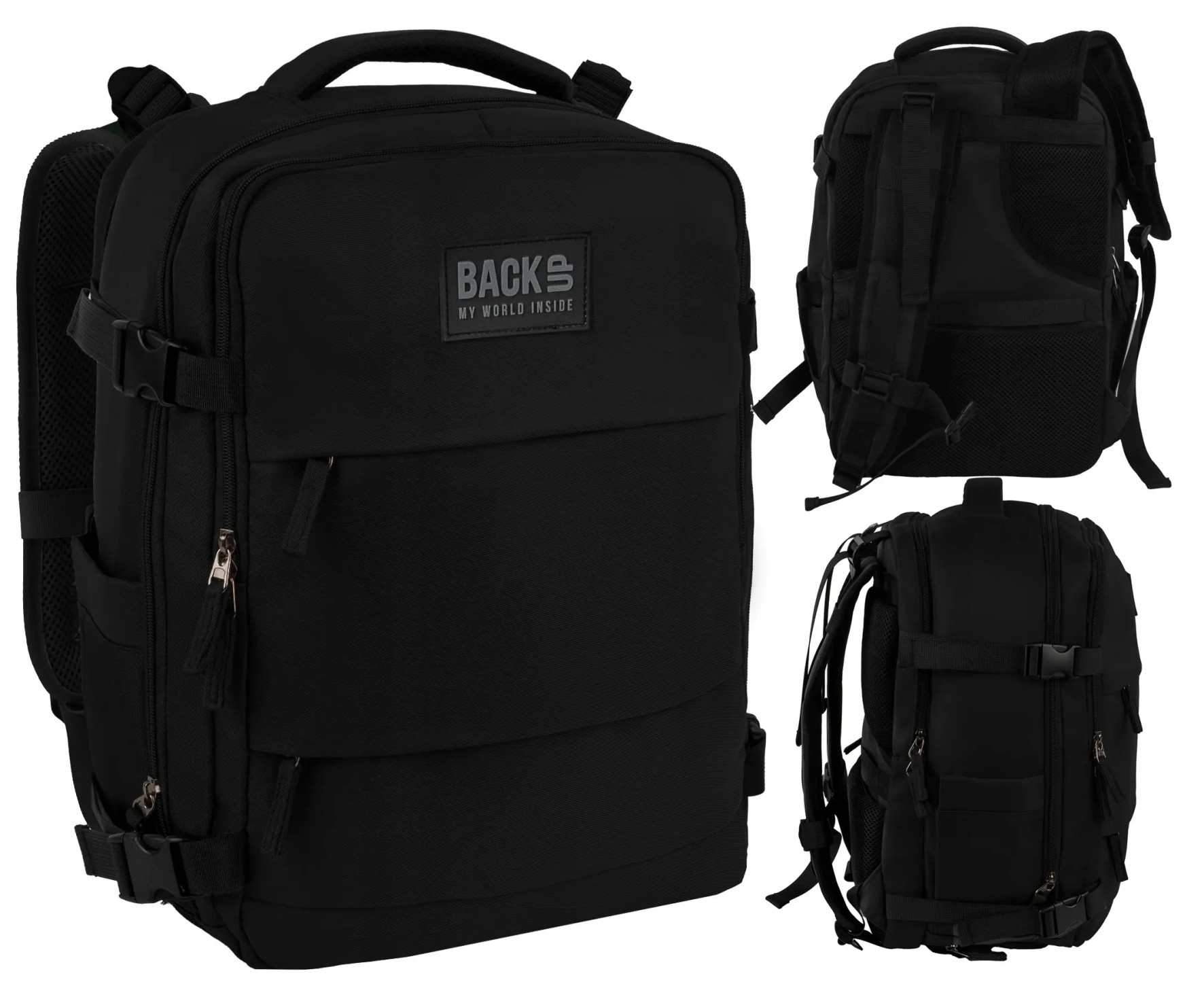 Plecak turystyczny Back Up B8K56 20-40 l czarny Back Up