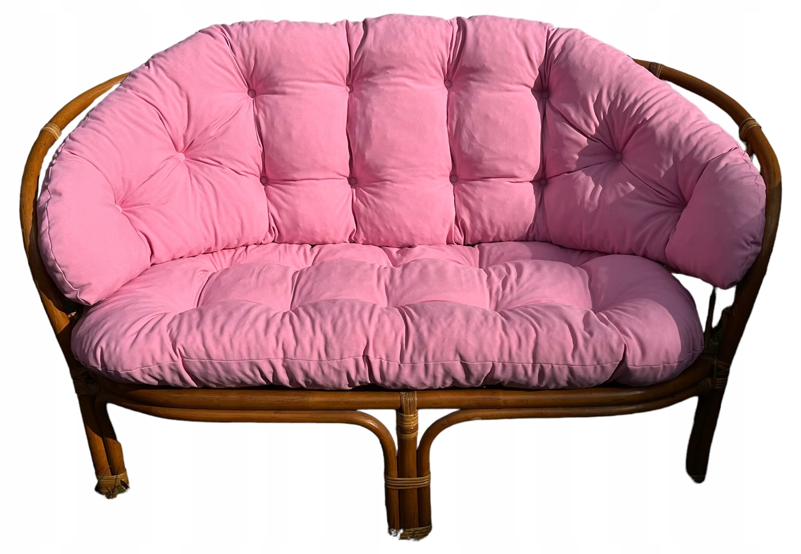 Polštáře Na Ratanový Nábytek Růžová Pohovka