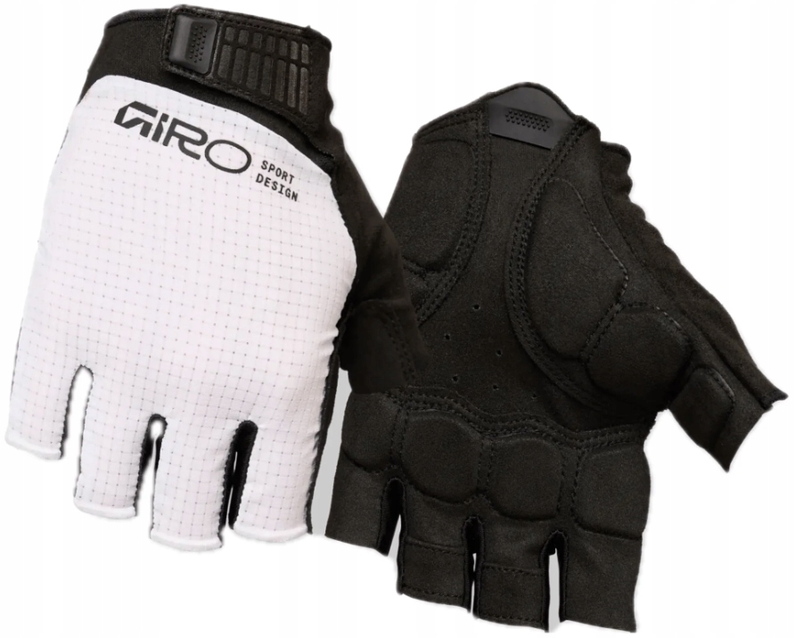 Krótkie Rękawiczki Rowerowe Giro Bravo II Gel White r. M Mtb Gravel