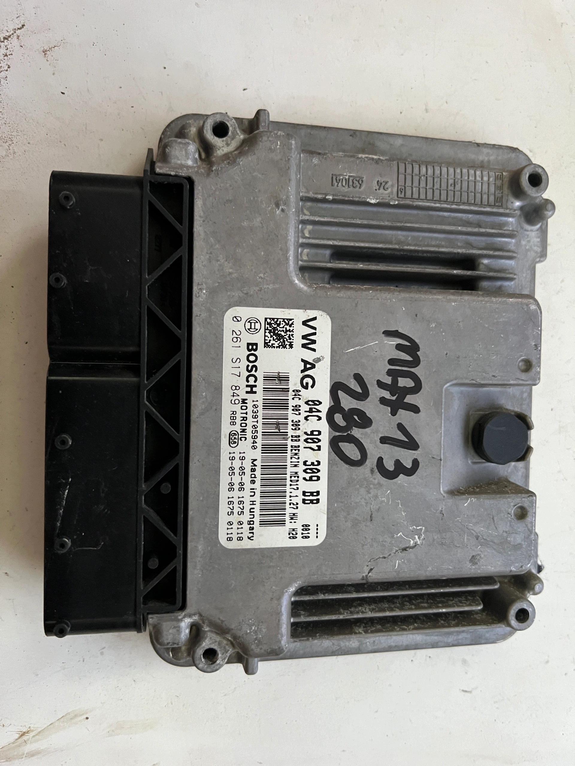 AUDI A1 1.0 TSI DLAA 04C907309BB 1049T05940 0261S17849 computer Originale