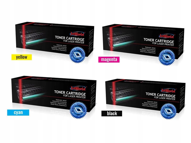 Sada 4x Hp 117A W2070A W2071A W2072A W2073A Cmyk kompatibilní tonery JetWorld