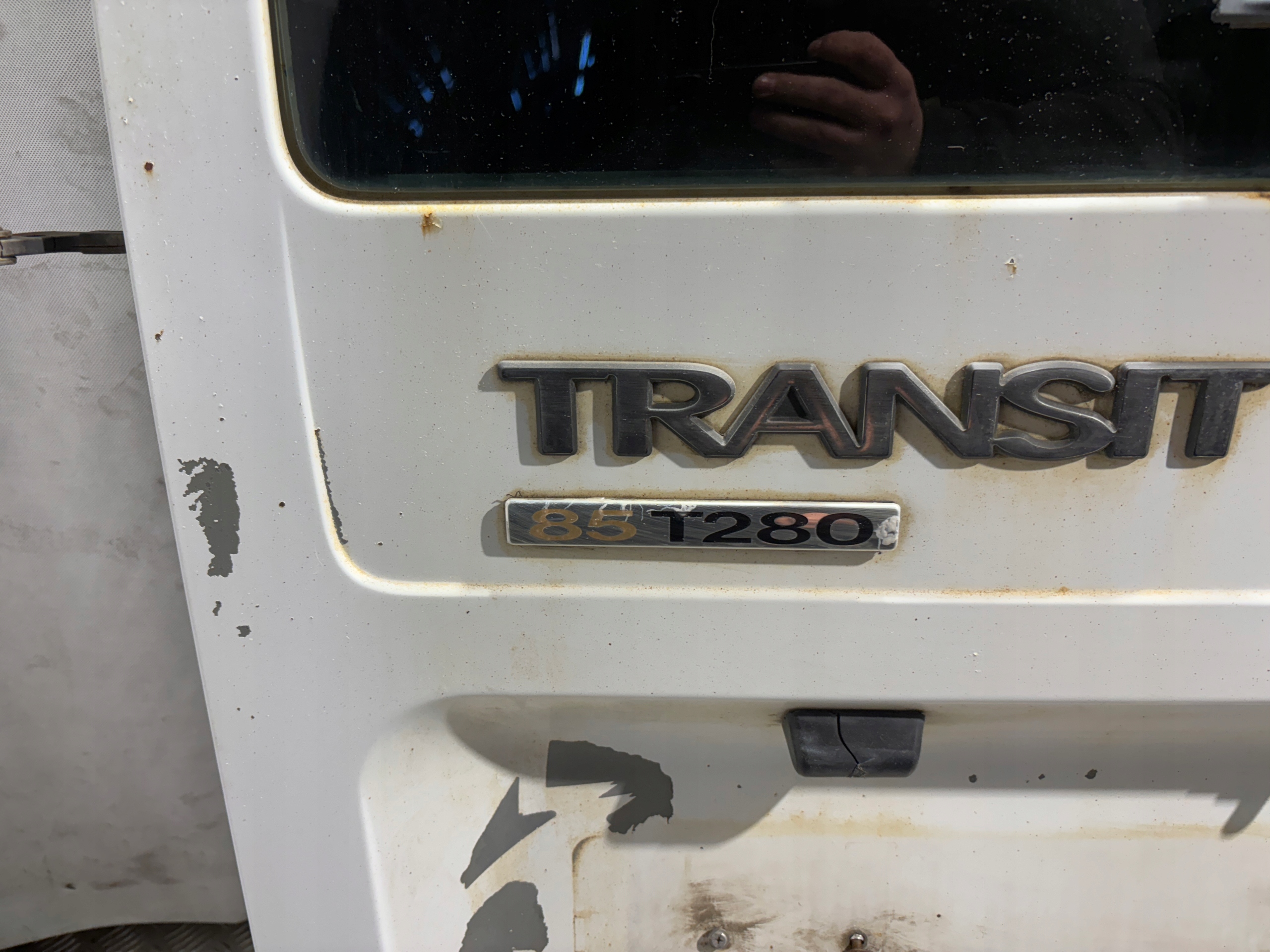 Tür links heck Ford Transit VII 7 MK7 k: Frozen White