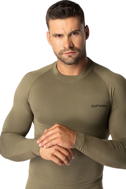 Spaio Koszulka termoaktywna z długim rękawem Alpha zielona r. L