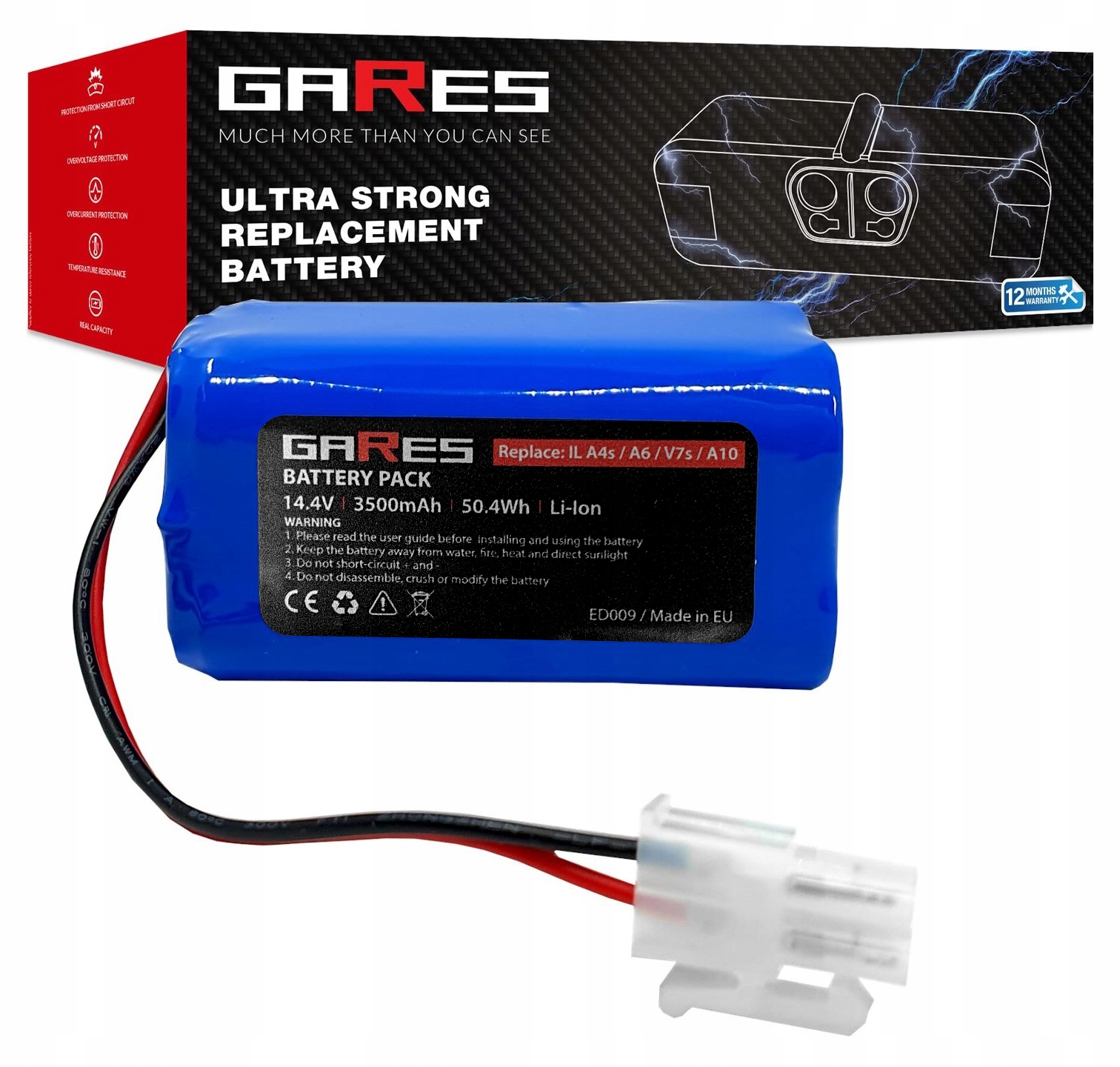 Akumulátor pro Silvercrest SSR1 SSRA1 14,4 V/14,8 V 3,5 Ah