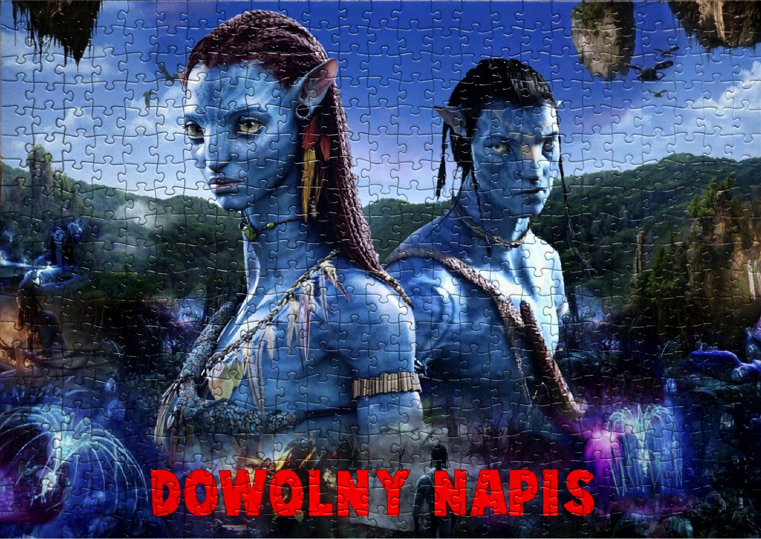 Puzzle AVATAR 2 z TWOIM NAPISEM A3/192EL