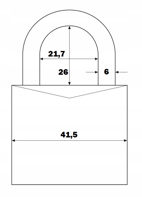 KŁÓDKA JARZMOWA SZYFROWA ABUS 40 MM ŻÓŁTY Marka Abus