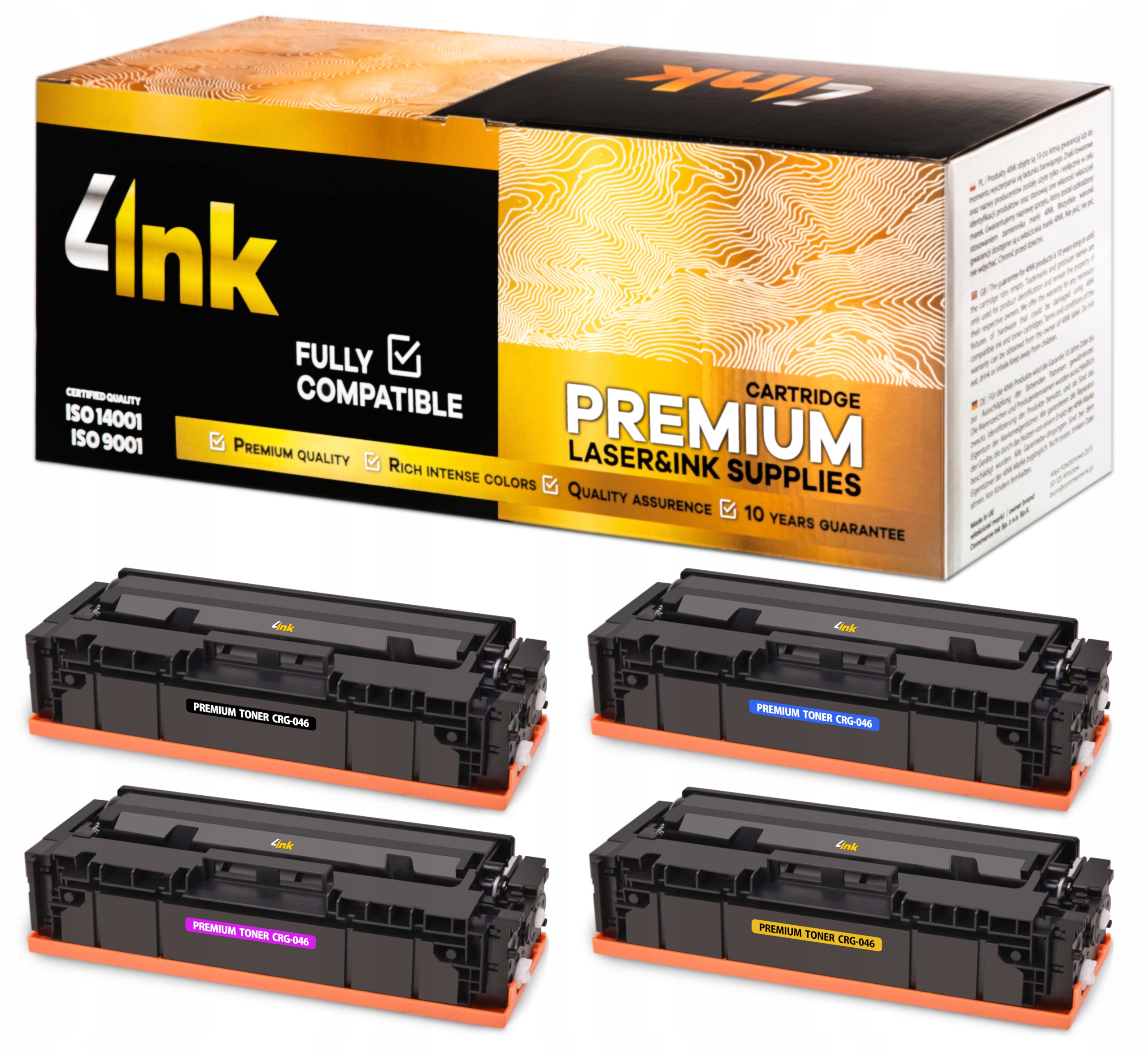 4x Toner Pro Canon Mf 734Cdw 735Cdw 735Cdwt 735Cx