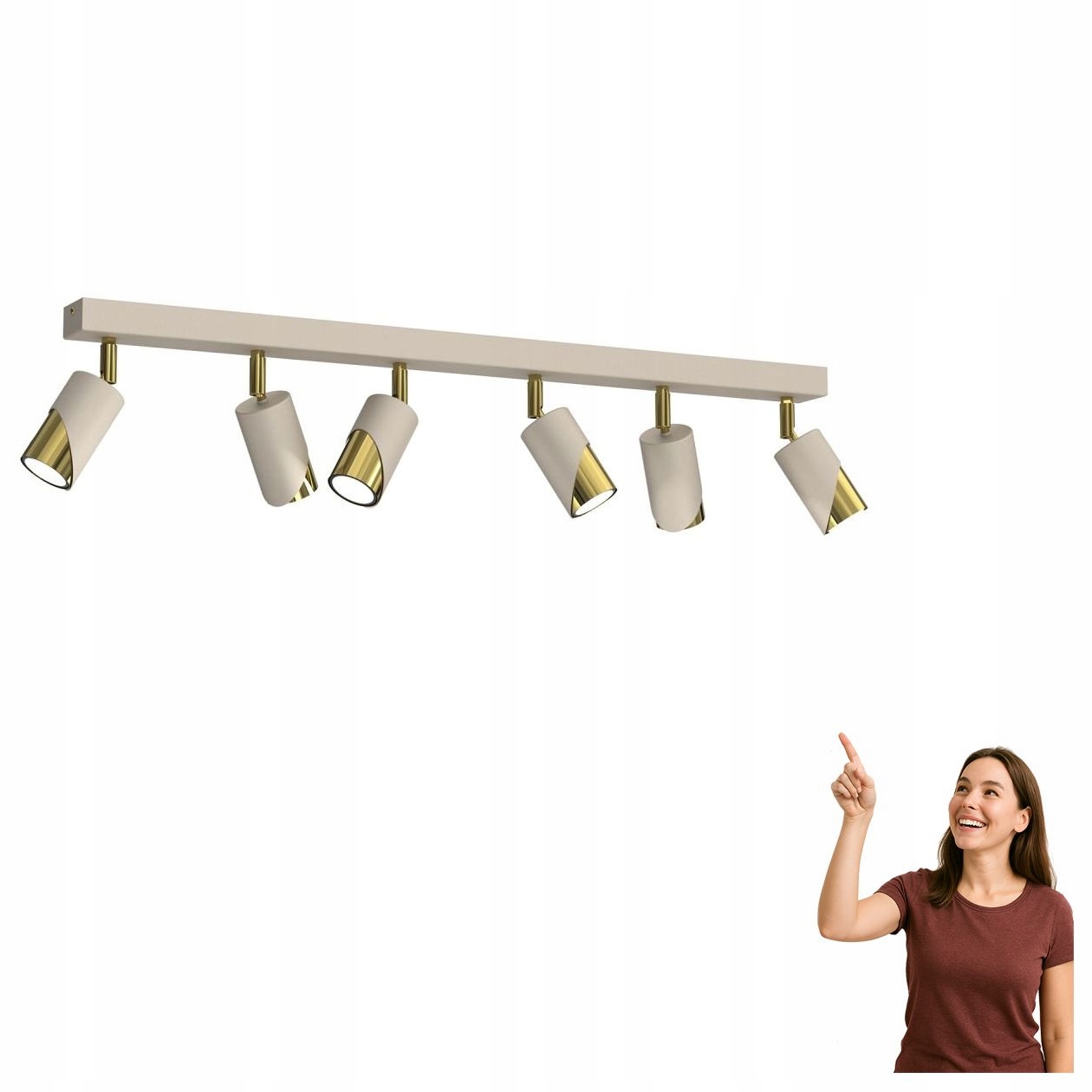 Šestibodová spotová reflektorová lampa Shift 9680 Luminex