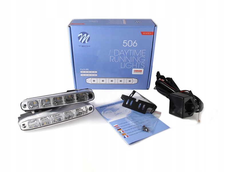 Mocne DRL Światła Jazdy Dziennej SKOŚNE LED OSRAM Typ samochodu Samochody osobowe