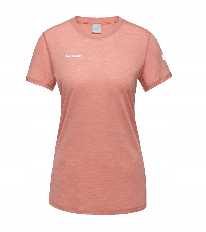 Koszulka Damska Mammut Tree Wool quartz dust melange M