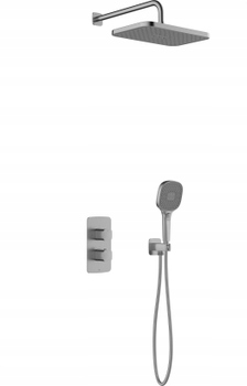 Kfa Termostatická Sprchová Súprava, Podomietková, Malaga, Gun Metal Grey Pvd