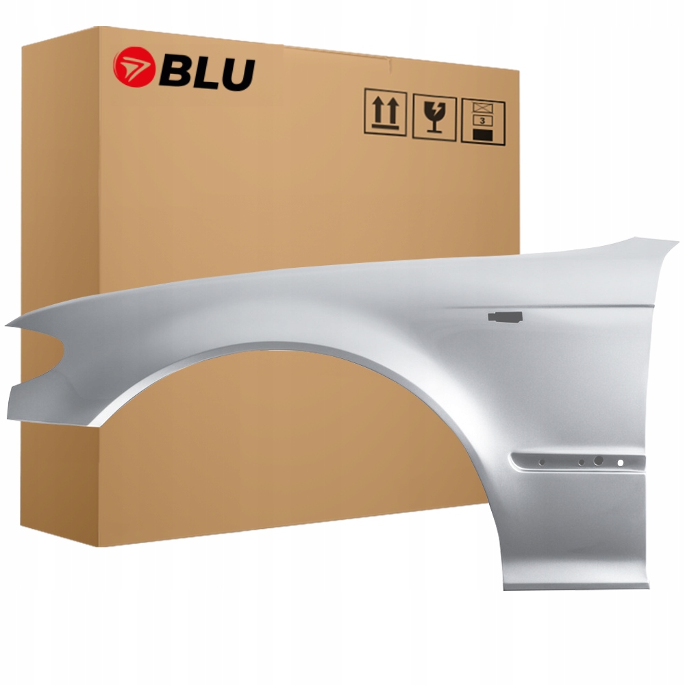Blu Blatník Bmw 3 E46 354 levý stříbrný 01-05 přední sedan kombi Fl