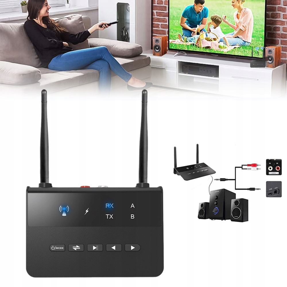 Bluetooth Vysílač pro hi-fi Tv Apt-x do 30 m