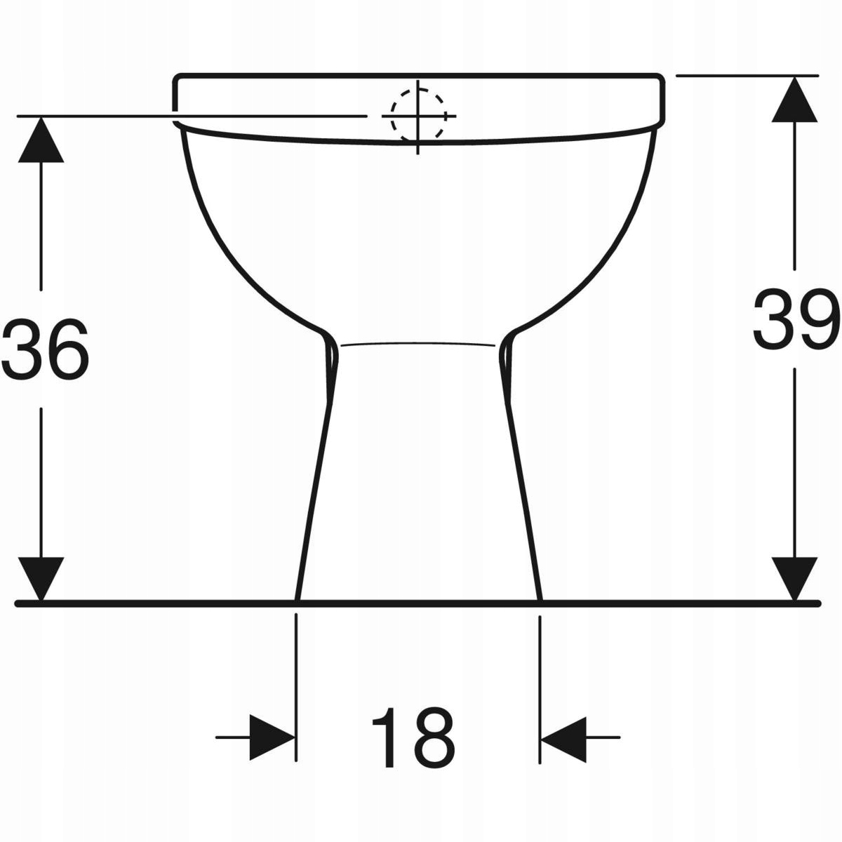 KOŁO IDOL SEDES MISKA WC STOJĄCA ODPŁYW PIONOWY Kod producenta M13001000