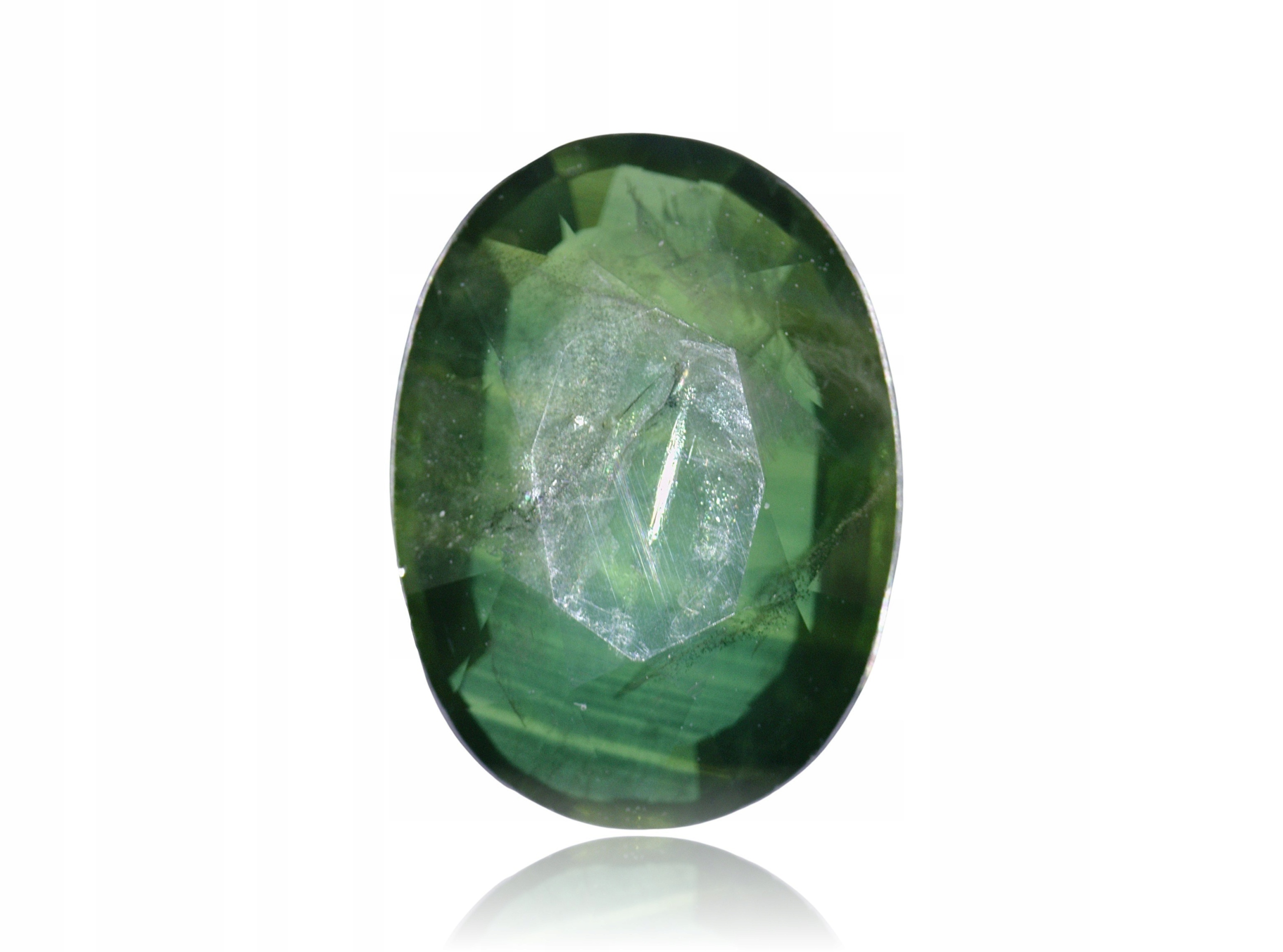 Safír 1.81ct Zelený Ovál eCertifikát Wbd