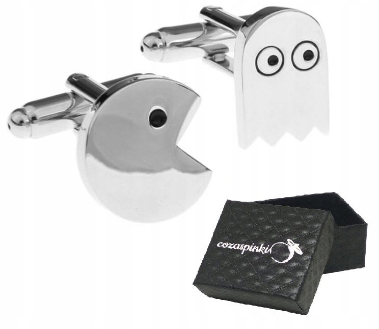 

Spinki do mankietów koszuli Pacman