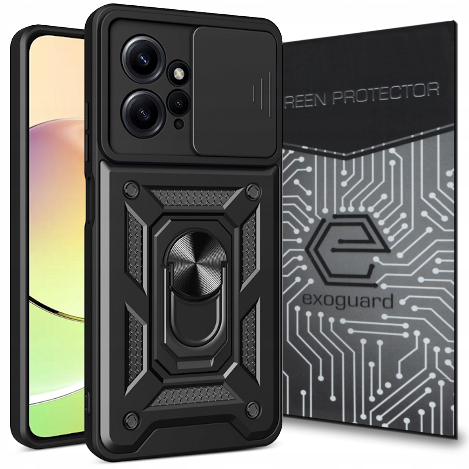 

Case Cover Etui+szkło do Xiaomi Redmi Note 12 (4G)