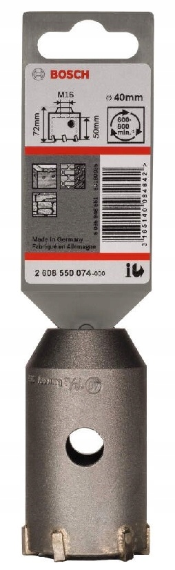 BOSCH KORONKA WIERTNICZA SDS PLUS-9 CORECUTTER M16 40mm